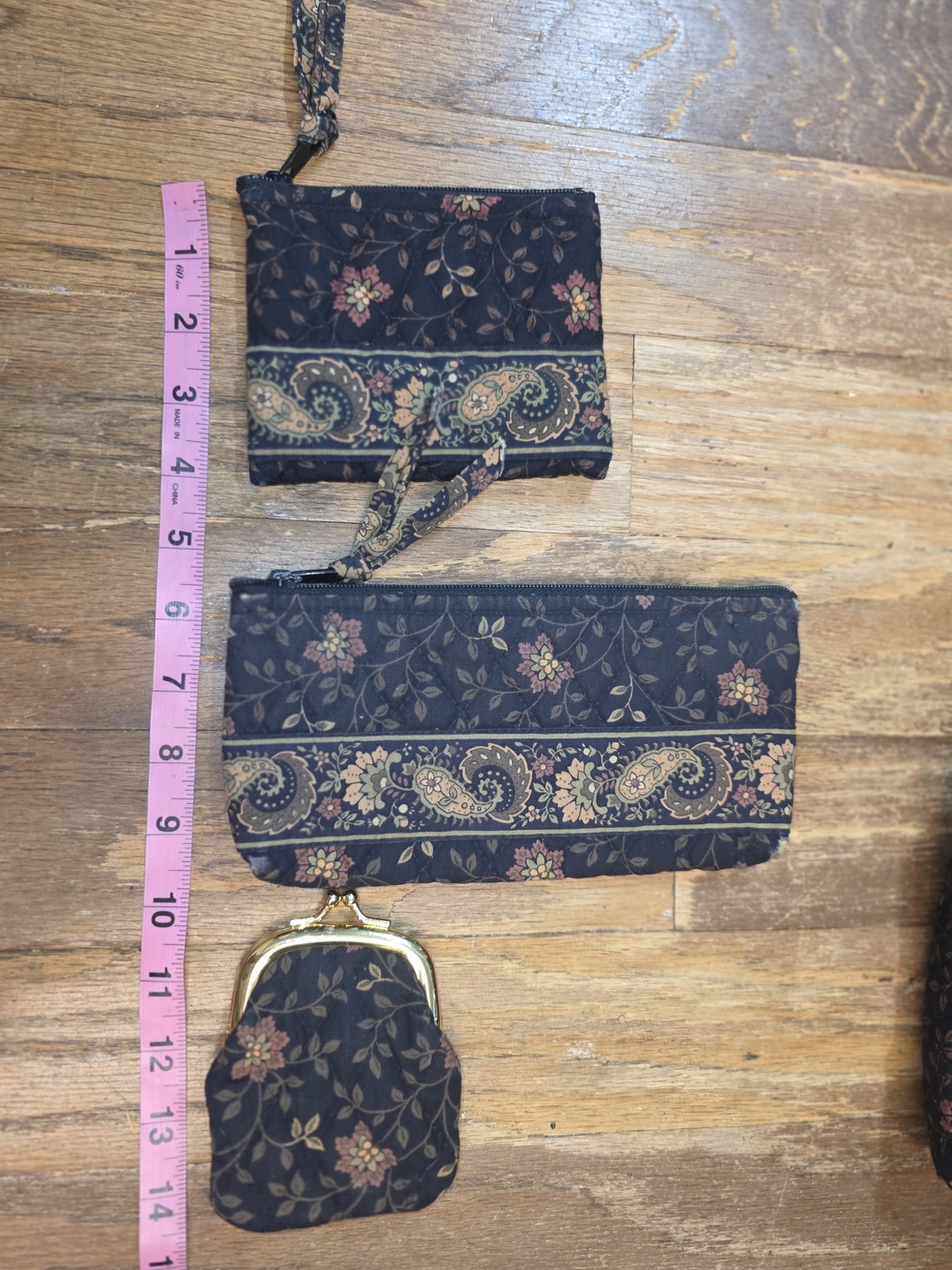 5 Pc Vera Bradley Black Walnut Set - Picture 4 of 11